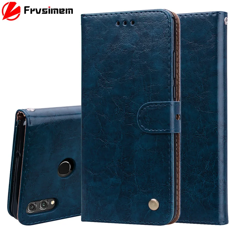 Винтажный кожаный чехол-кошелек для Huawei Honor 8X 8 X JSN-L21 JSN-L42 JSN L21 L42 HONOR8X флип-чехол