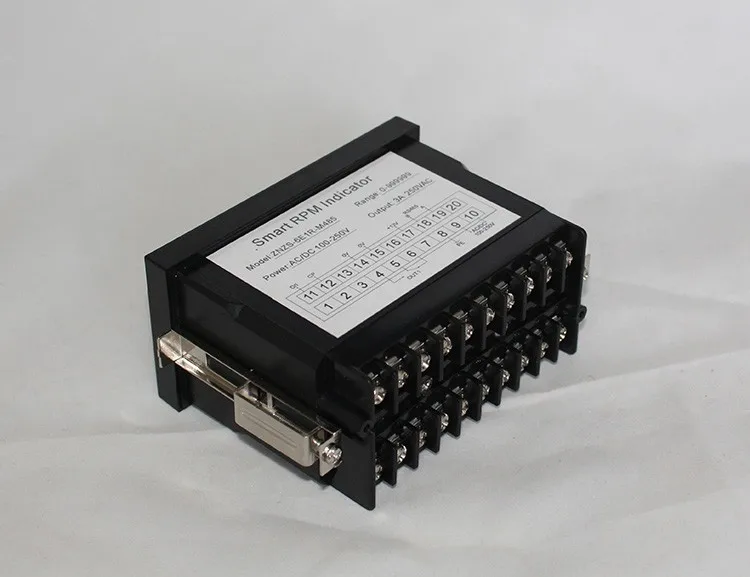 Цифровой индикатор оборотов с функцией связи RS485 0-999999 Умный Цифровой тахометр контроллер скорости вращения