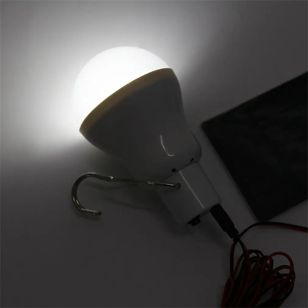 Solar Powered led lamp  Outdoor/Indoor System Lighting 1 Bulb solar panel Low-power camp night travel  150Lumen 0.8w 5V