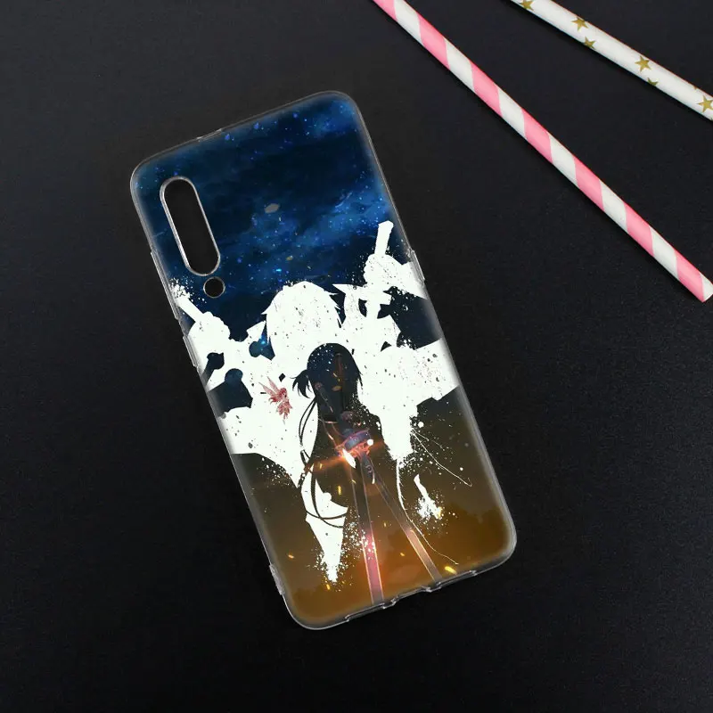 Мягкий чехол Sword Art Online SAO Anime Manga для Xiaomi Pocophone F1 Mi 5X A1 6X A2 8 SE Lite Play Mix3 9 9SE 9T Pro