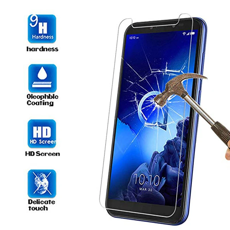

HD Clear Tempered Glass For Alcatel 1S 2019 3 3L 2019 Screen Protector For Alcatel U5 5V 3X 3V 3C 1X 5 7 Phone Cover Glass Film
