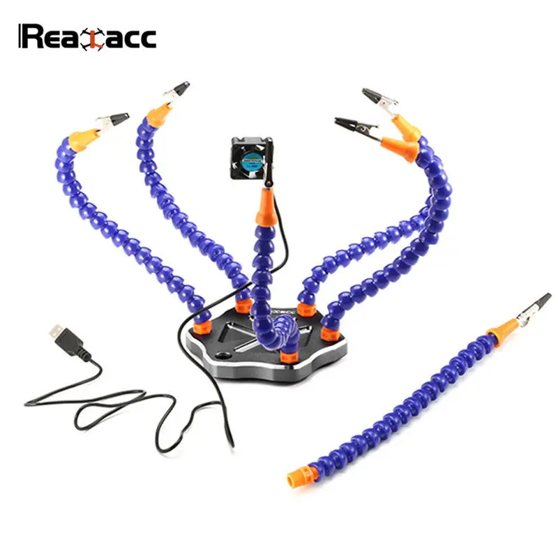 Realacc DIY Инструменты USB вентилятор странная сторонняя сварочная плата шестирычажная паяльная станция для RC мультироторной рамы камеры