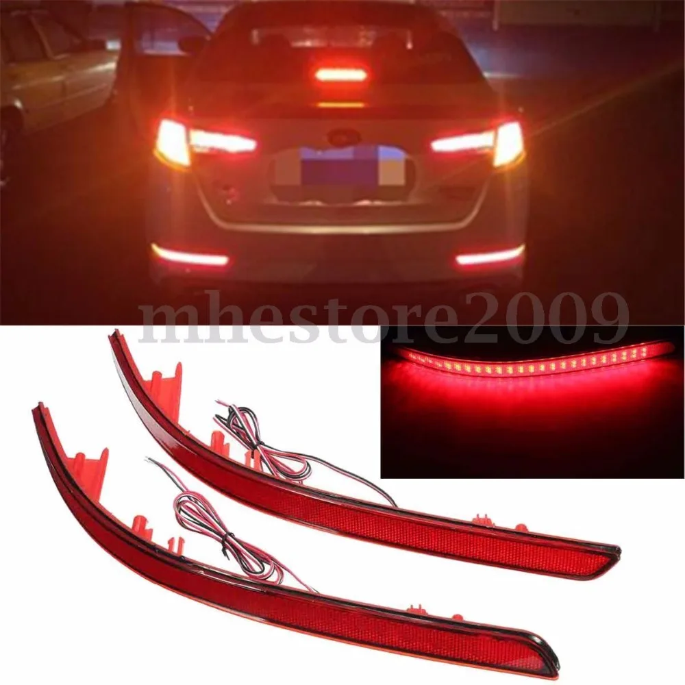 

2x LED Parking Tail Lights Red Rear Bumper Reflector Brake Light Warning Stop Lamps for KIA K5 Optima Magentis 2011 2012 2013
