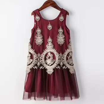 

Childdkivy Girls Princess Dress 2019 Summer Kids Embroidery Dresses for Girls Children Party Dress Fashion Clothes 3-10 Years