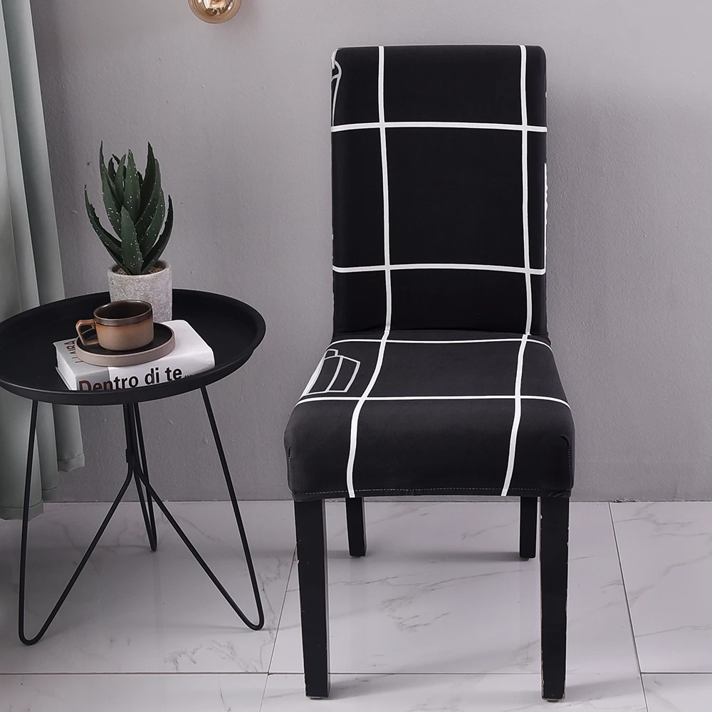 

Urijk Elastic Chair Cover for Computer Dining Room Kitchen Office Colorful Printed Chair Covers Spandex Seat Cover Wedding