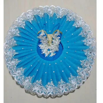 

Sequined Blue ballet tutu dress child kids professional ballet women ballerina Outfits Carnival ballet dancing dress for girls