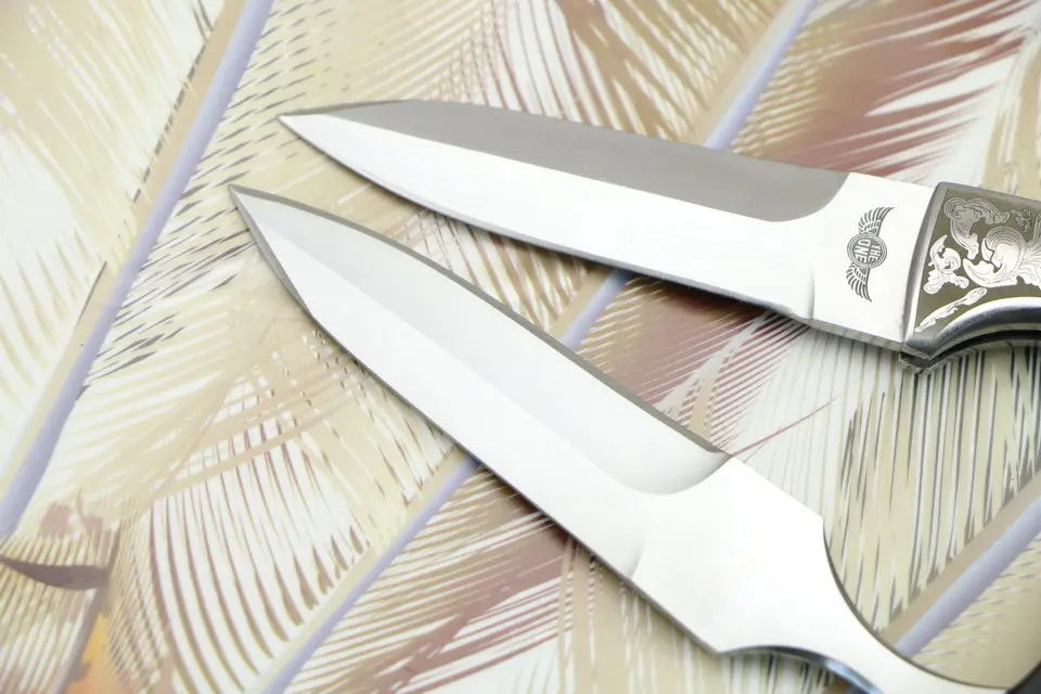 LOVOCOO Bone Soul Флиппер Складной нож 440C Лезвие сталь Смола Ручка Открытый Отдых Охота карманные фрукты подарок Ножи EDC инструменты