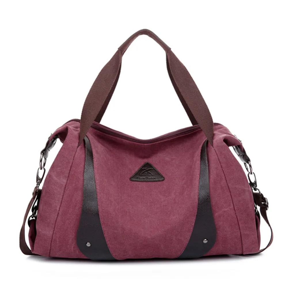 

ZENTEII Women Retro Vintage Canvas Handbag Shoulder Bag