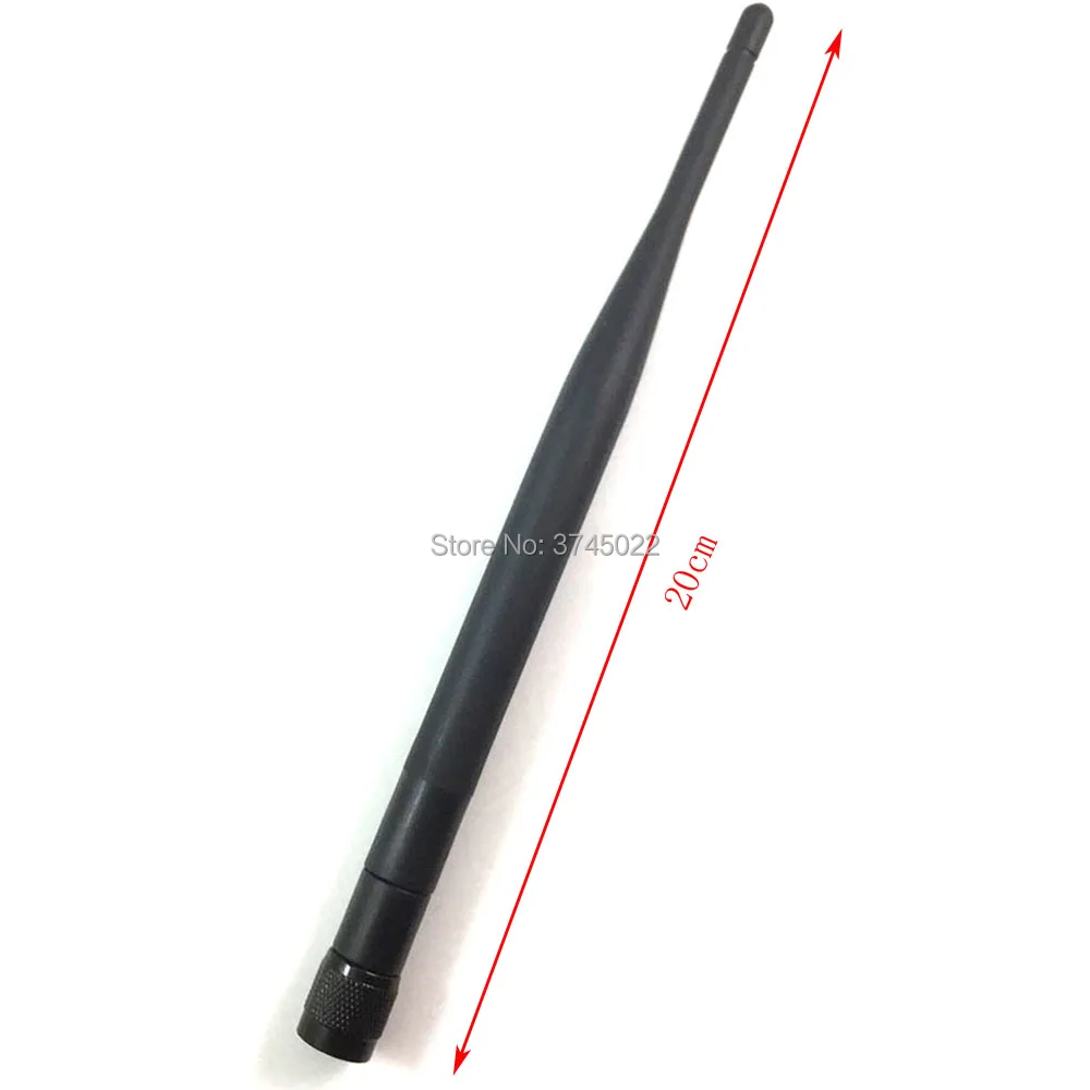 

1pcs Rp-Tnc Male Connector Antenna High Gain 6dbi Length 20cm for Wireless Router Dualband Wifi Omni Aerial