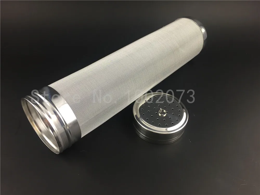 Stainless Steel 300 Micron Dry Hopper Filter Hoping Strainer HomeBrew Beer 70mm x 300mm Dry Hop Spider Filter 5 GALLON KEGS (2)