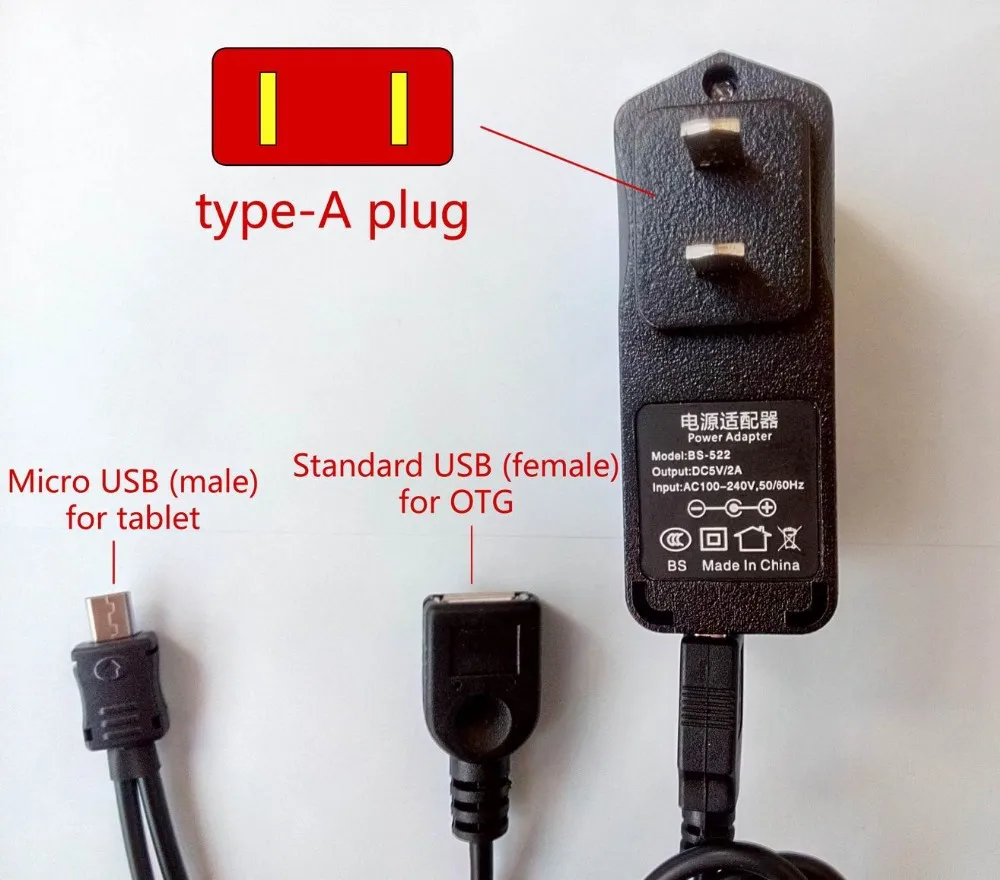 for Dell Venue 8 Pro 5830 Tablet Micro USB OTG Host Adapter Cable Cord