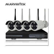 4CH CCTV Camera System Outdoor Waterproof ip camera wifi nvr Kit P2P Wireless Security Camera System 1080p Surveillance DVR kits