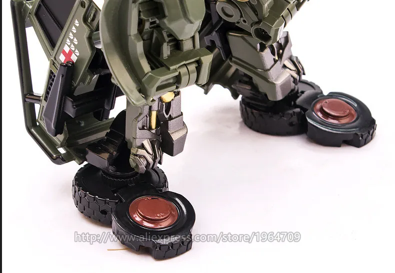 Большой размер 23 см крутые игрушки трансформации фильм 5 сплав аниме робот автомобиль игрушки мальчик фигурки классический военный грузовик модель