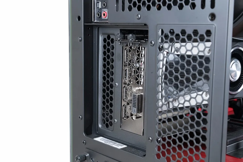  Hohe qualität stahl Vertikale Grafikkarte Halter Kühlung Classis ATX Computer fall FreeForm enthalt