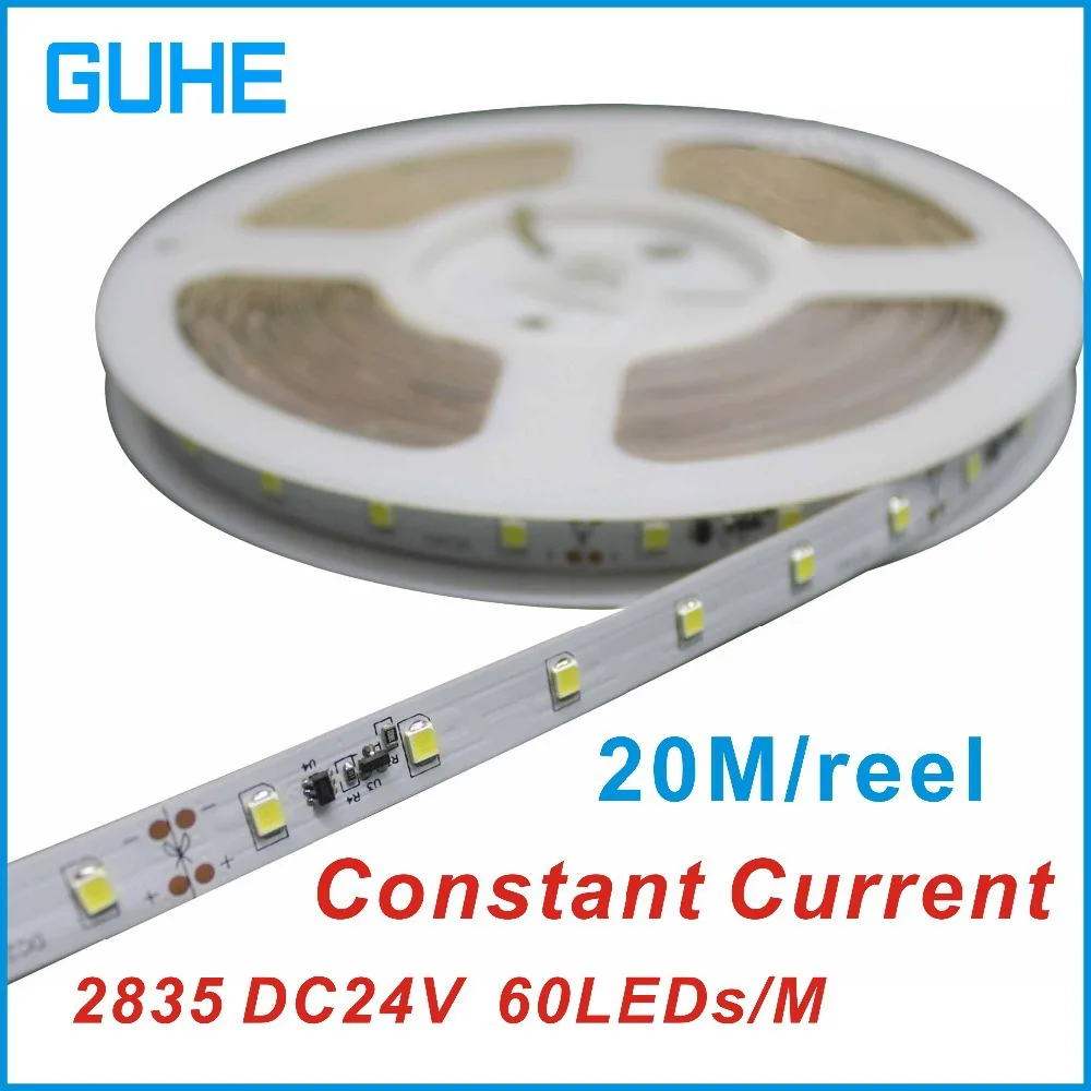 20M Continuous LED Strip Light 2835 SMD 60leds/m IP68 waterproof