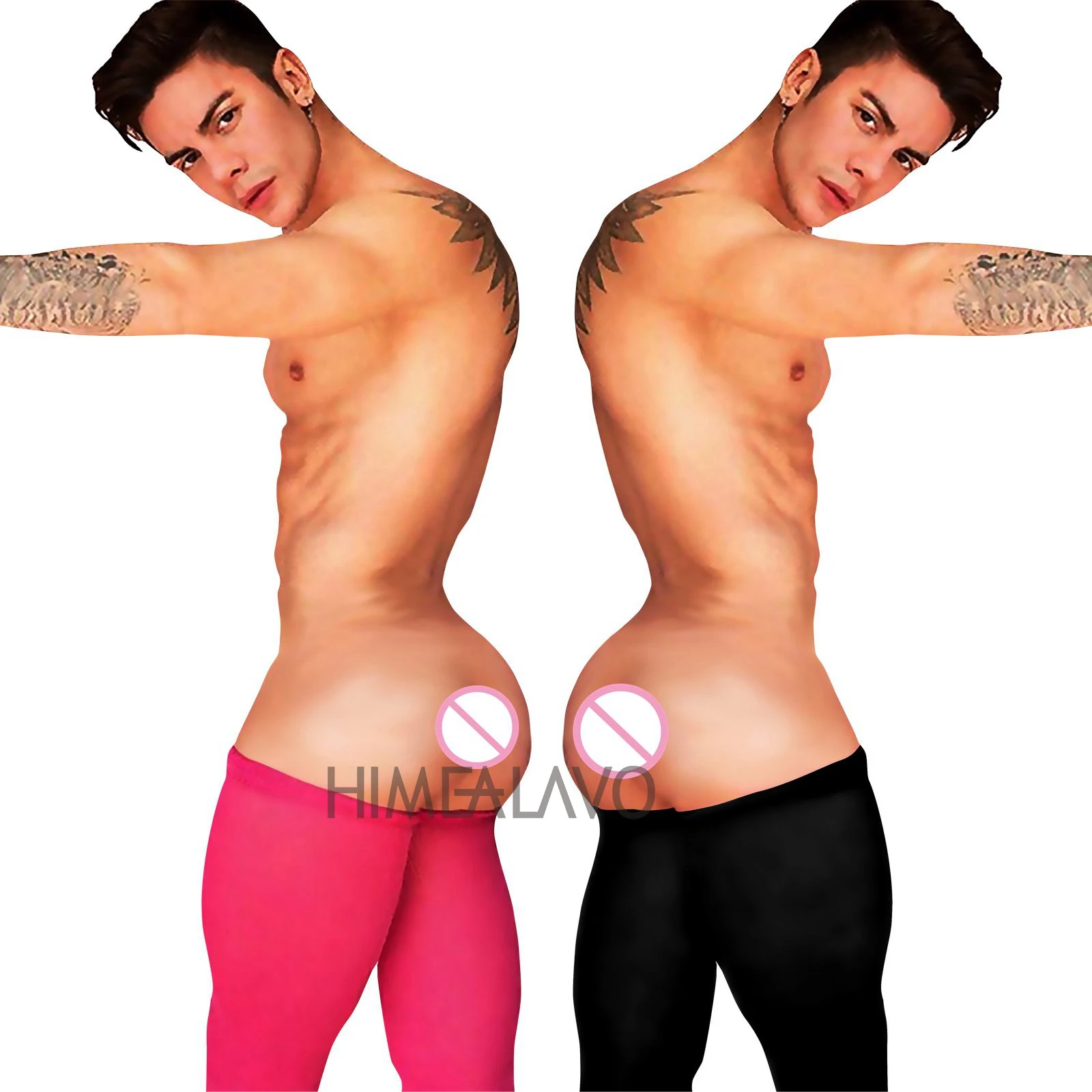HIMEALAVO hot Sexy Gay Mens bodystocking Opaque Nylon Thigh High Stockings Male stockings 11 colors -