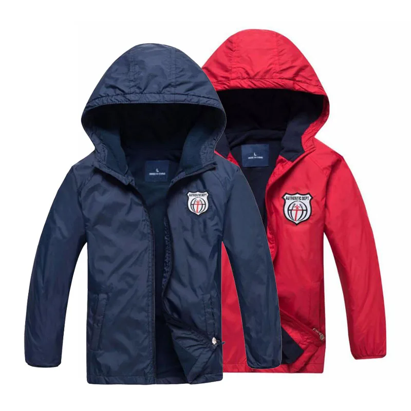 Baratos Nuevo 2019 moda niños niñas chaqueta de lana niños abrigo sudaderas con capucha cortavientos niños Chaquetas deportivas 3 12T para primavera otoño