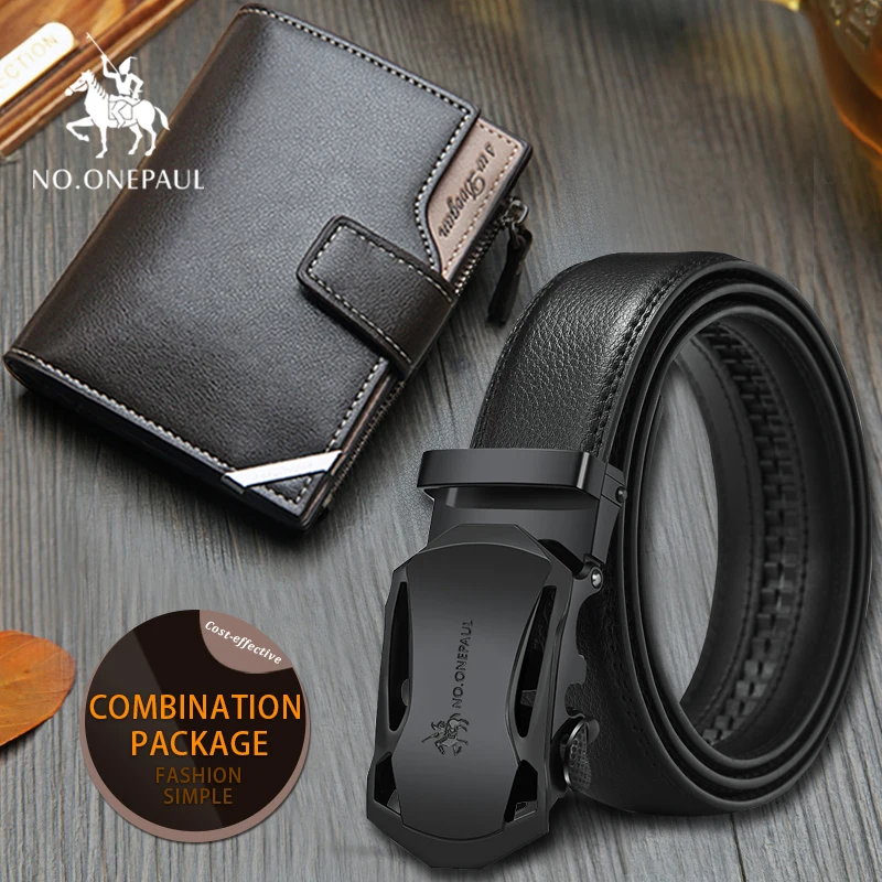 

set/sets suit Men Belt Cowhide Genuine Leather Belts For Men Luxury Automatic Buckle Pretty, Fashion, Good Quality and New Style