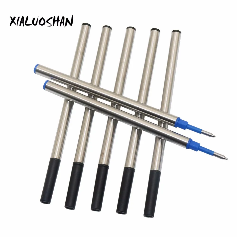 

5 Pcs Metal Pen Refills Best Design Top High Quality Black And Blue Refill Office School Supplies