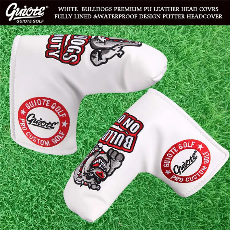 [3 цвета] Bulldogs On Duty Golf Blade Putter покрытие из синтетической кожи Для Гольфа Головные уборы спортивные аксессуары для гольфа новинка подарок