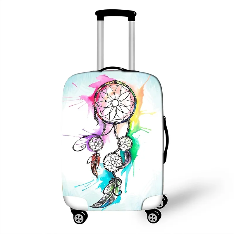 Ловец снов Чехлы для чемоданов 3D пылезащитный чехол для багажа для девочек чемоданы 70 см дорожные аксессуары