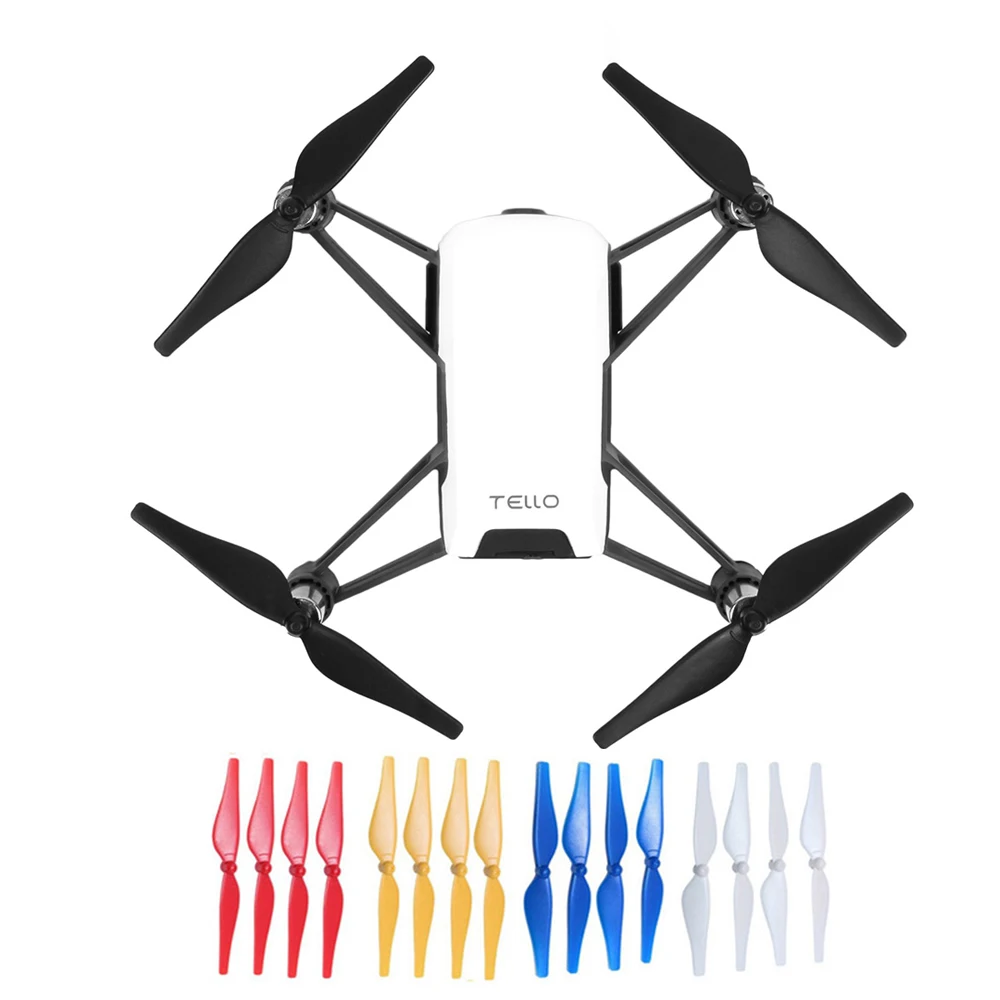 

DJI Tello Colorful Propeller Blade 2Pairs Drone Quick Release Replacement Props Spare Parts Wing Camera DJI Tello Drone