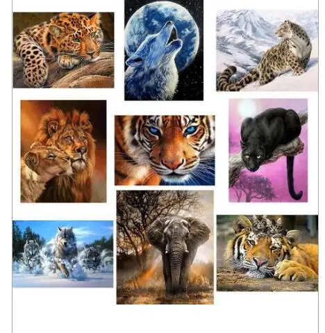 

Colorful Life of Animals Diamond Painting FREE Wild Beautiful Creatures Diamond Kit Collection