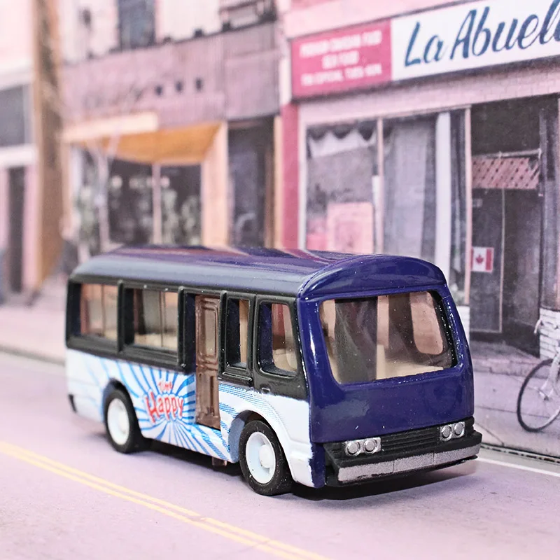 

AL 1:64 Alloy car model Diecast tour bus Portable and compact model kids toys Give your child the best gift