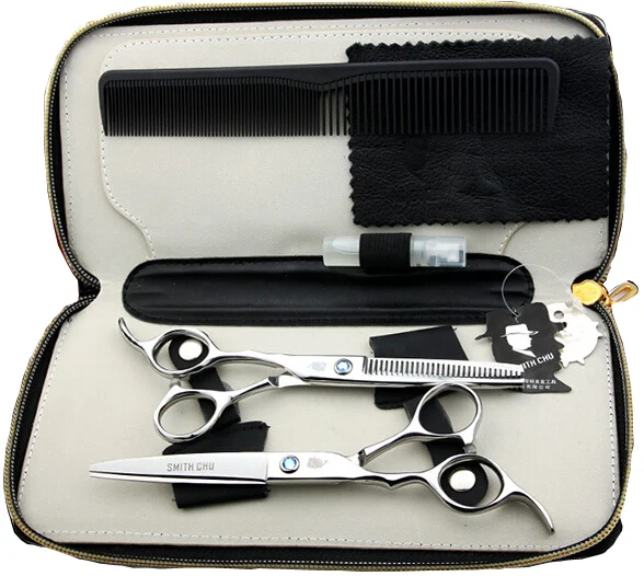

SMITH CHU 6.0 INCHES Left hands Professional barber hair cutting scissor and thinning scissors XH87