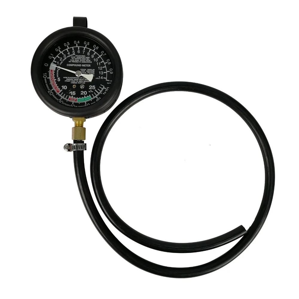 VicTsing 2.5 inch Exhaust Back Pressure Tester Set Pressure Gauge Test Tool Kit Sensor                                           (18)