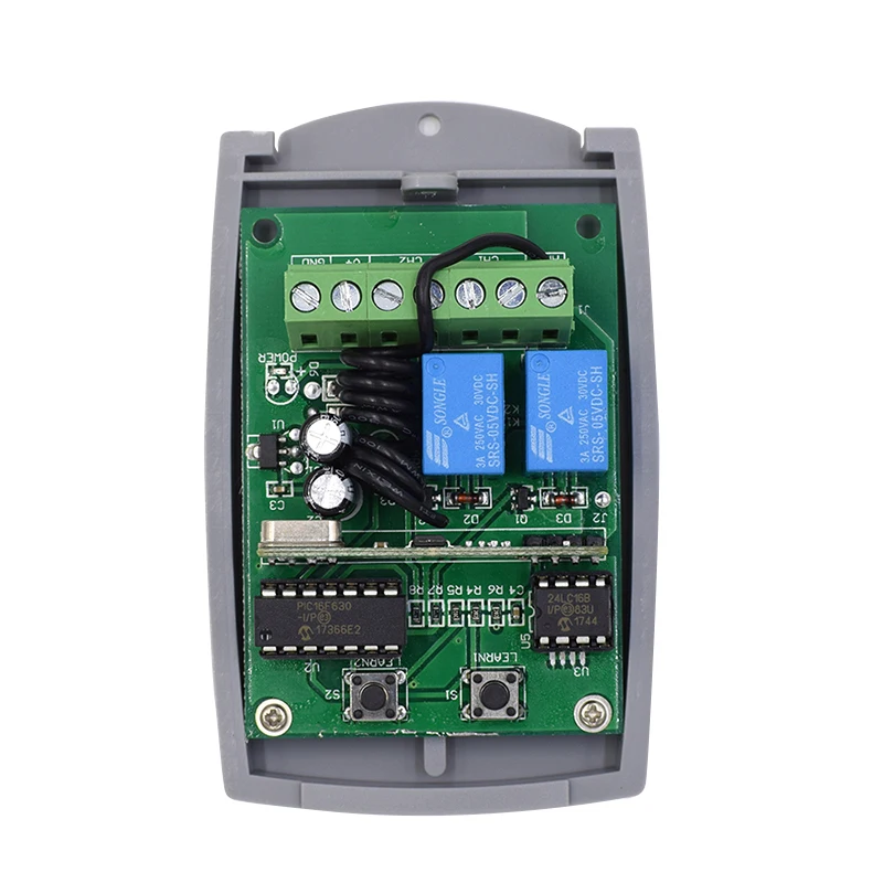 PUJOL RECEIVER RECEIVER CARD RADIO ROLLING CODE AUTOMATION GATES 12V-24V AC DC