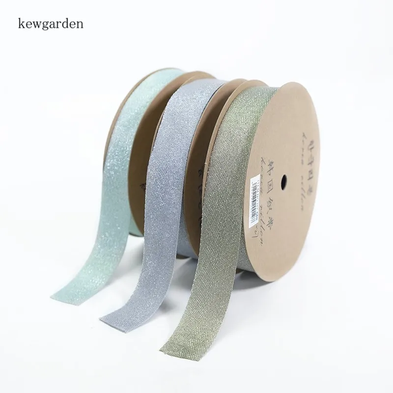 Kewgarden Блестящая атласная лента с зернистой поверхностью 1 дюйм 25 мм стандартная