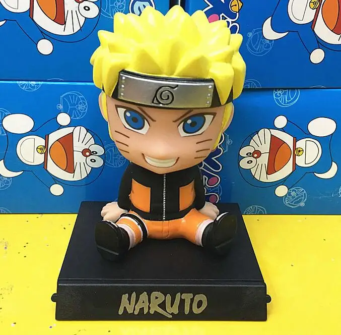 Аниме Uzumaki Наруто Bobble Head украшение автомобиля ПВХ фигурка игрушки 12 см|Игровые