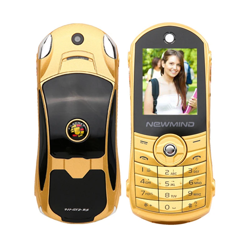 Newmind F8 unlocked Russian German French Spanish Arabic Hindi flashlight dual sim card car model mini