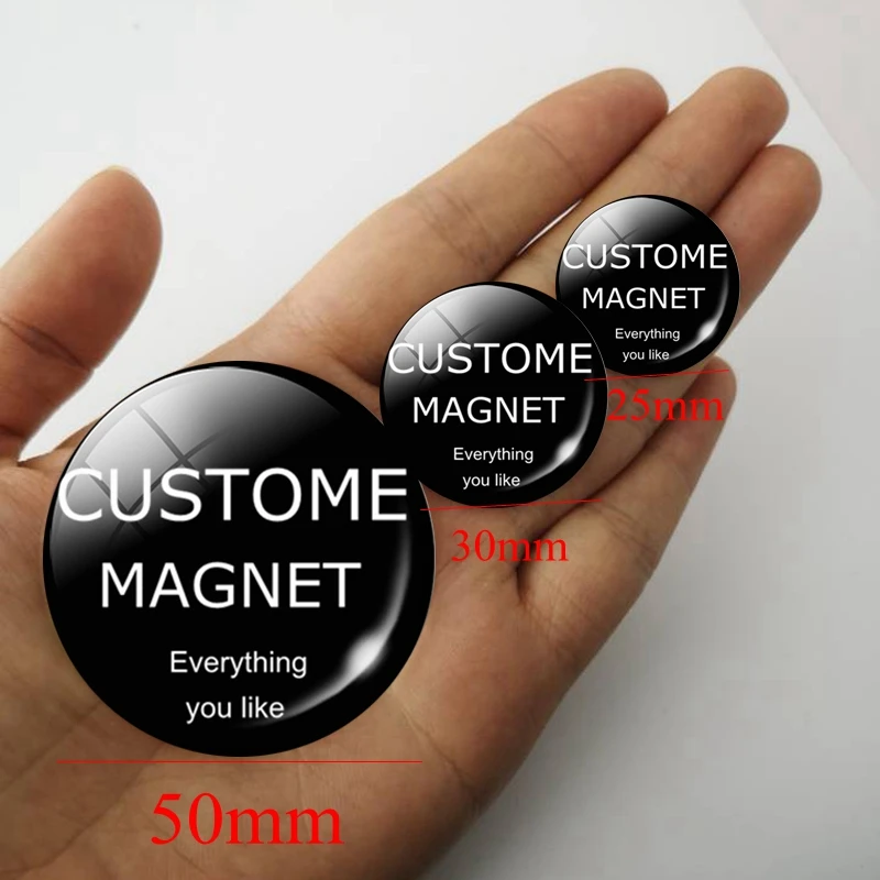 Magnete per frigorifero personalizzato Souvenir foto magneti per  frigorifero 25mm/30mm/50mm supporto per adesivi magnetici in vetro per la  decorazione domestica