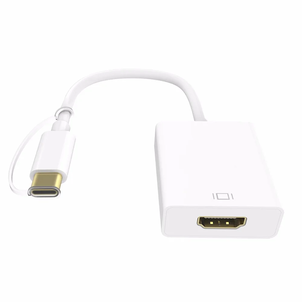 ICZI 4K USB C type C к HDMI кабель адаптер Thunderbolt 3 USB C HDMI кабель для MacBook Chromebook Pixel samsung S8 S9 huawei