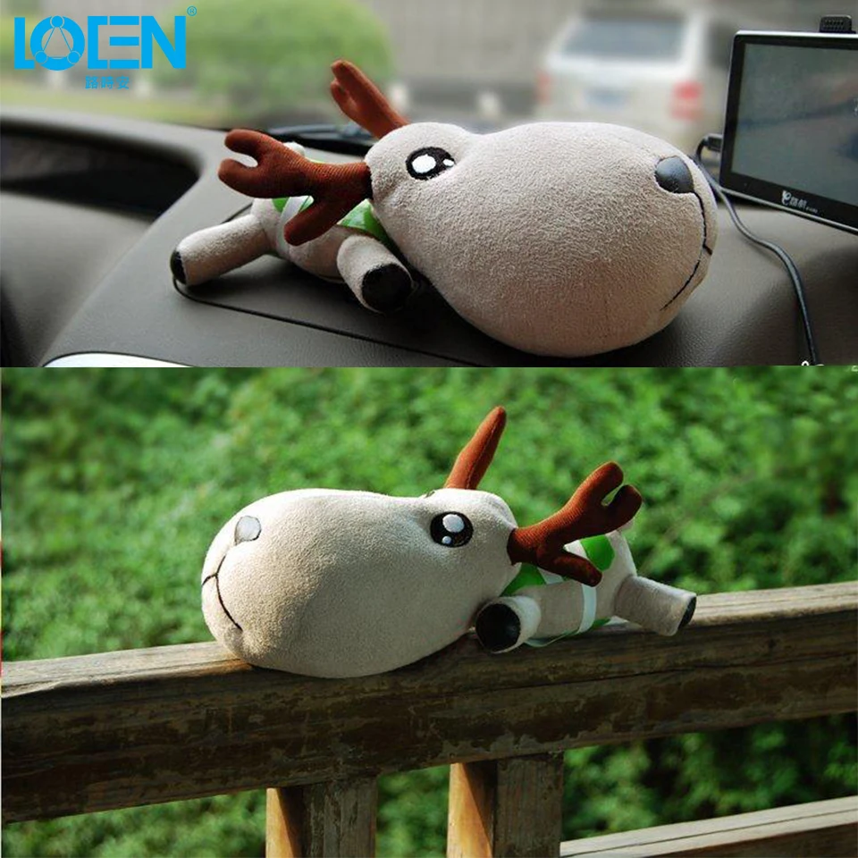 

Auto Care Car Fawn Doll Deer Car Deodorant Bamboo Charcoal Bag Purify Auto Air Freshener Lessen Radiation Indoor Decoration Toys