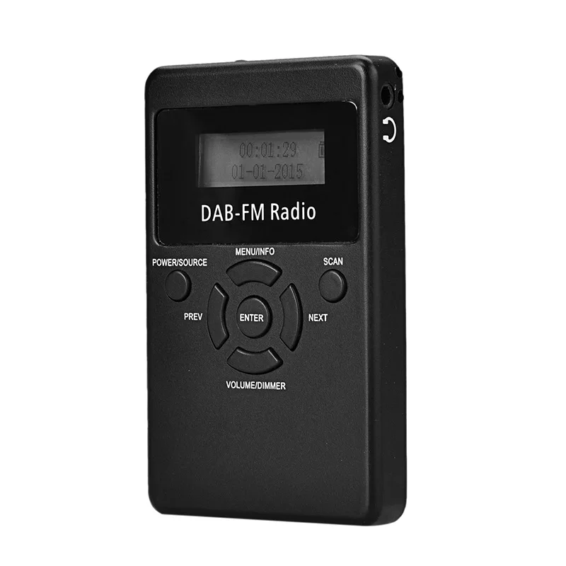 DAB цифровой радио портативный DAB+ FM двухполосный приемник встроенный литиевый аккумулятор радио вещатель