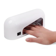 Новое поступление 9 W лампы для ногтей Nail Сушка для ногтей гелем машина отверждения жесткий гель для ногтей лучше для личных домашнего маникюра