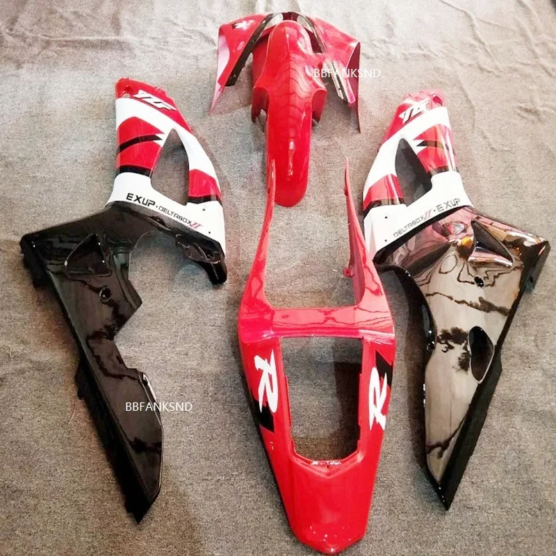 

Moto Fairing kit for YAMAHA YZFR1 00 01 YZF R1 2000 2001 YZF 1000 YZFR-1 ABS Red white black Fairings set HoT