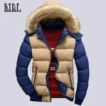 Herren Winter Warme Daunenjacken Und Mäntel Männer Winddicht Starke Veste Mann Atmungsaktive Baumwolle Gefütterte Casual Bomberjacke 4XL, UMA271