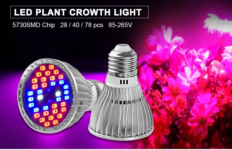 LED Grow Light E27 Replace Sunlight Phyto Lamp (1)