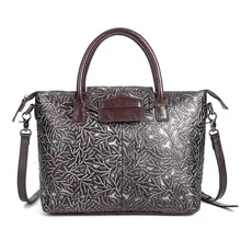 Женская Роскошная Сумка-тоут с тиснением, натуральная кожа, микрофибра, сумка на плечо, известный большой объем, сумки-мессенджеры через плечо