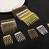 5pcs/lot 5teeth 10teeth Hair Combs Hair Accessories For Bride Hairpins Clips Headdress DIY Jewelry Makeing Wedding Hair Jewelry ► Photo 3/3