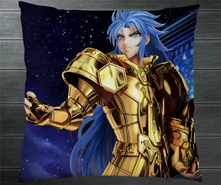 Saint Seiya Cancer Deathmask Gemini Saga Fanart 40*40 см Двусторонняя Наволочка Чехол для подушки