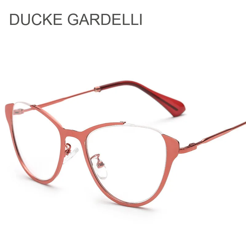 

New Fashion Men Optical Glasses Frame For Women High Quality Metal Vintage Eyeglasses Half-frame Eyewear For Male Female