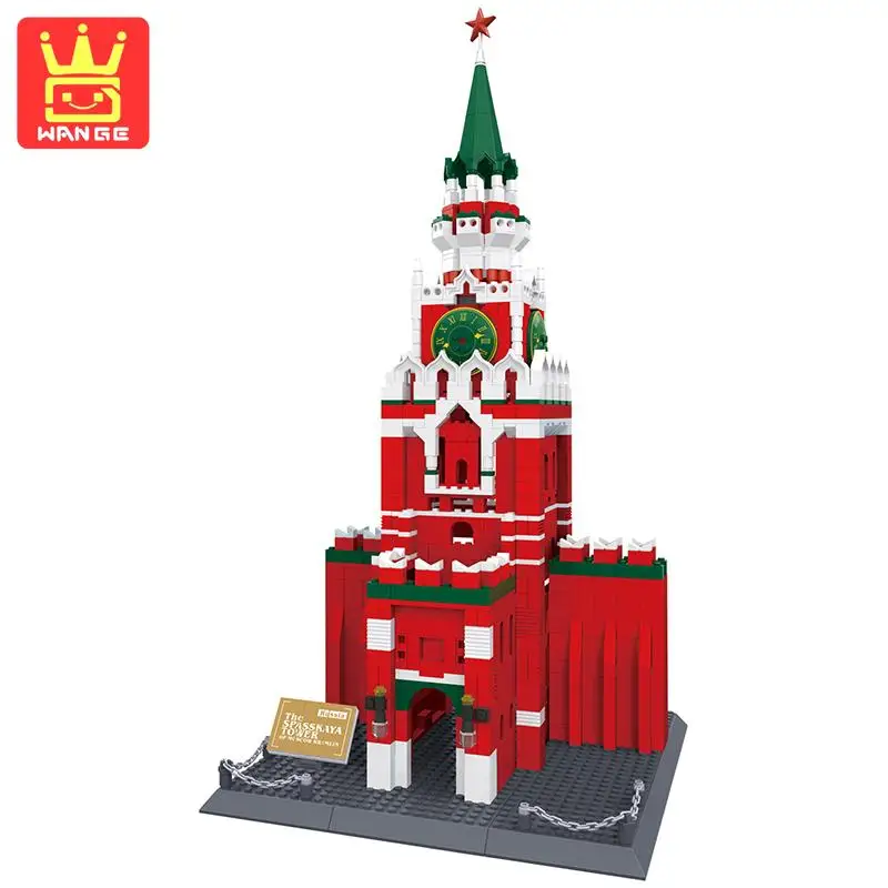 

WANGE Kremlin Action Figure Building Bricks Sets Model Kits 1048 Pcs Educational Toys For Children Birthday Gift