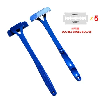 

men Razors Men Manual Back Hair Shaver Trimmer Body Long Professional bearded make-up Handle Hairs Removal Tool Dropship #ZC