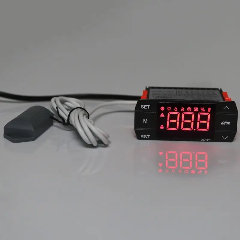 

Digital Temperature & Humidity Controller Thermostat For Incubator Greenhouse Breeding Hatching 2019 New