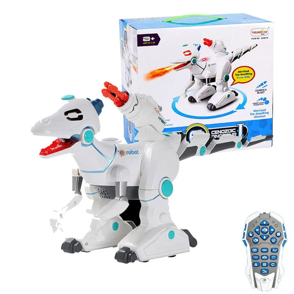

Multi-function Remote Control Machine Dinosaur Lighting Sound Children's Toy Interaction With Spray Hair Electric Dinosaur Toy